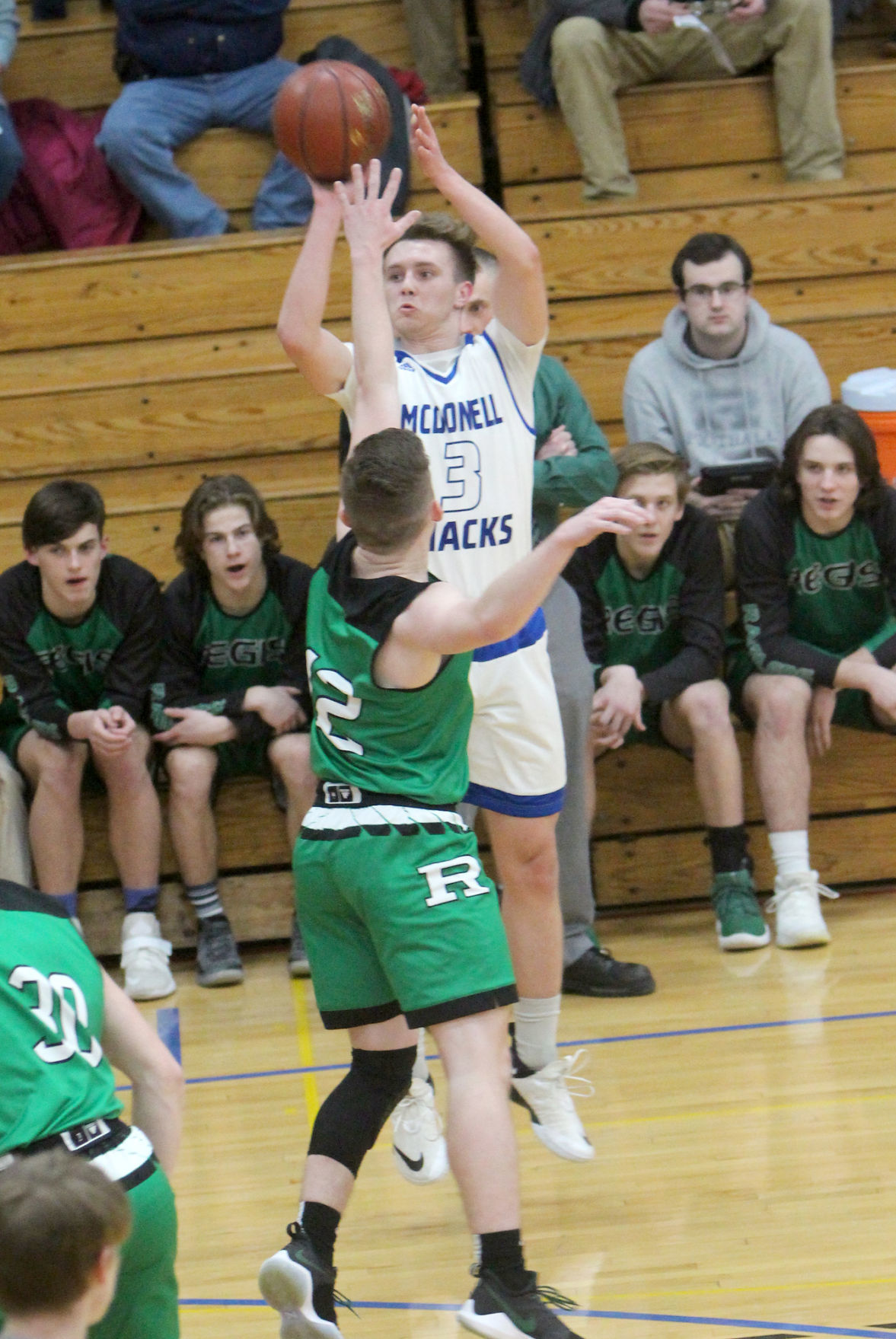 Eau Claire Regis at McDonell boys basketball 2-13-19